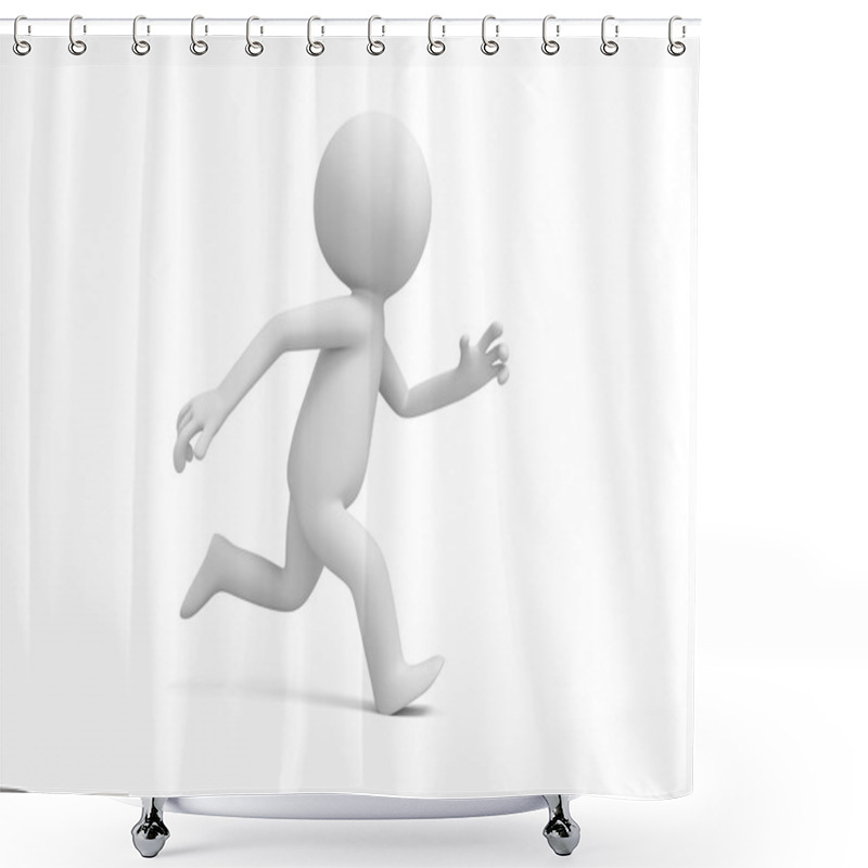 Personality  Human Character Shower Curtains