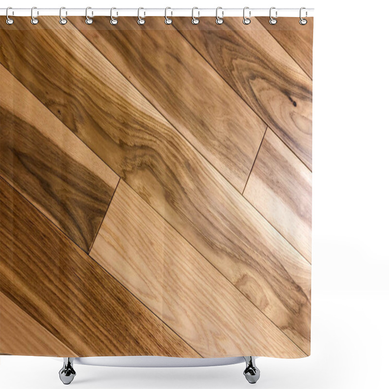 Personality  Maple Oak Wood Flooring Shower Curtains