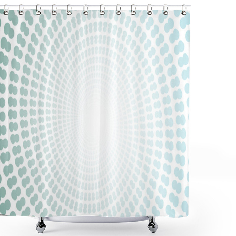 Personality  Zoom Blue Copyspace Backdrop Shower Curtains