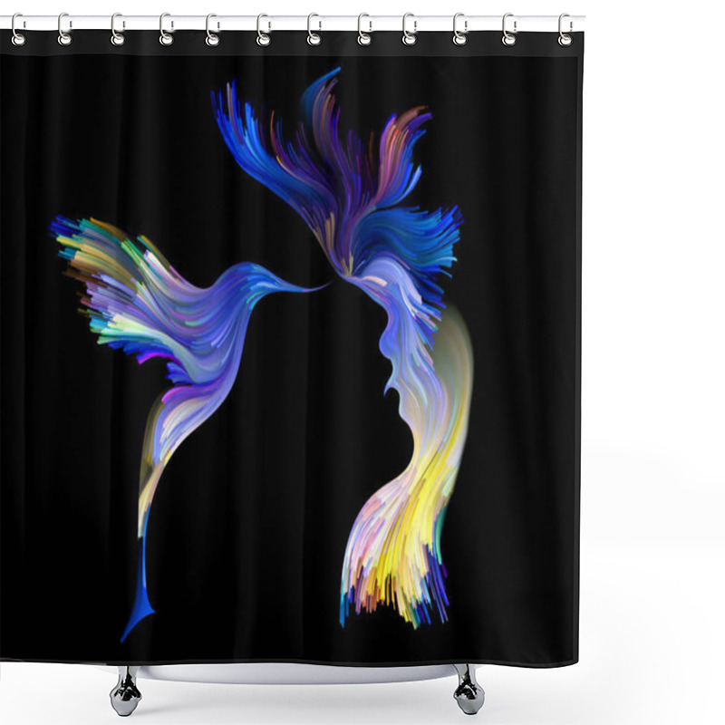 Personality  Realms Of Imagination Shower Curtains