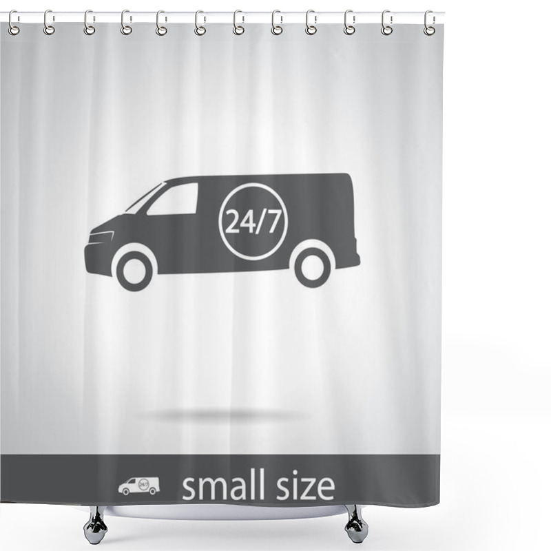 Personality  CARGO ICON. Delivery Service Shower Curtains