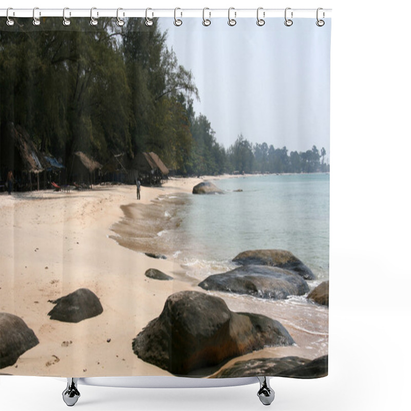 Personality  Paradise Beach - Sihanoukville, Cambodia Shower Curtains