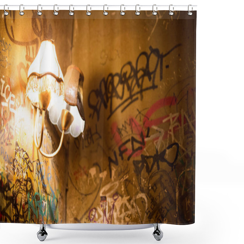 Personality  Ruin Bar In Budapest Room Design Shower Curtains