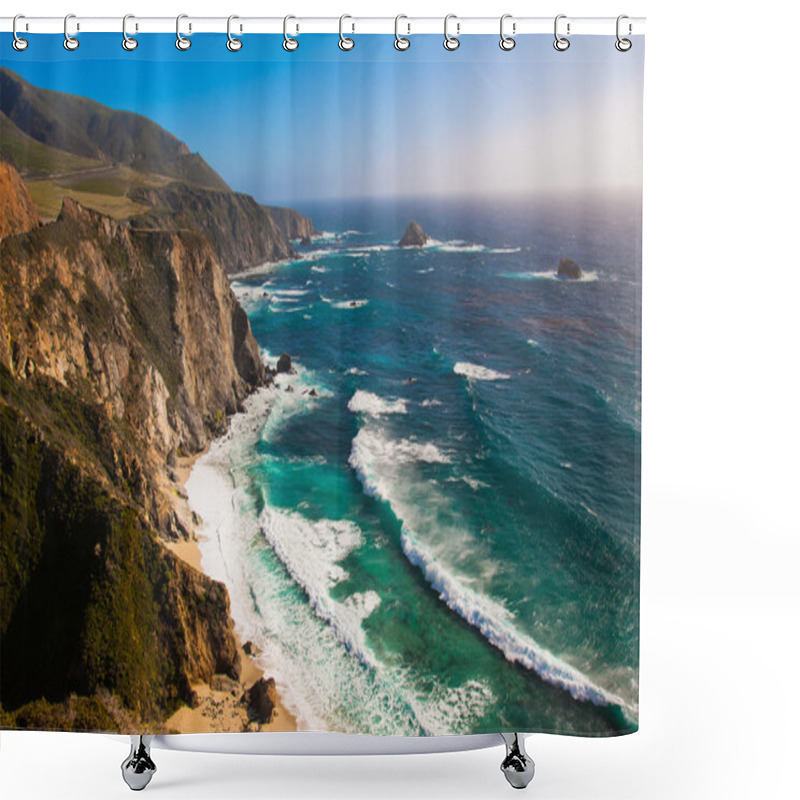 Personality  Beautiful Coastline In Big Sur,California Shower Curtains