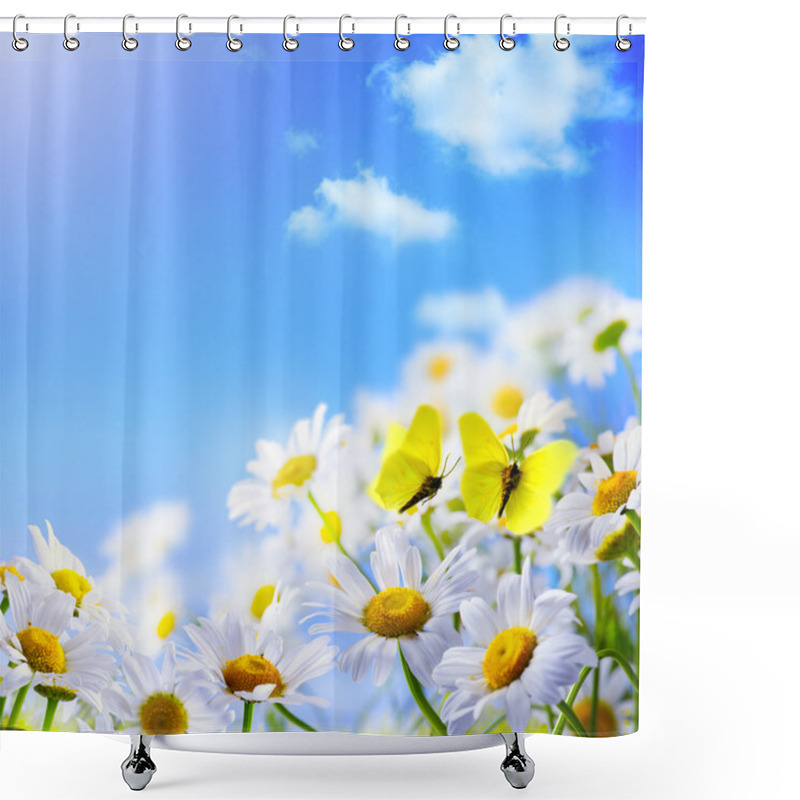 Personality  Spring Background Shower Curtains