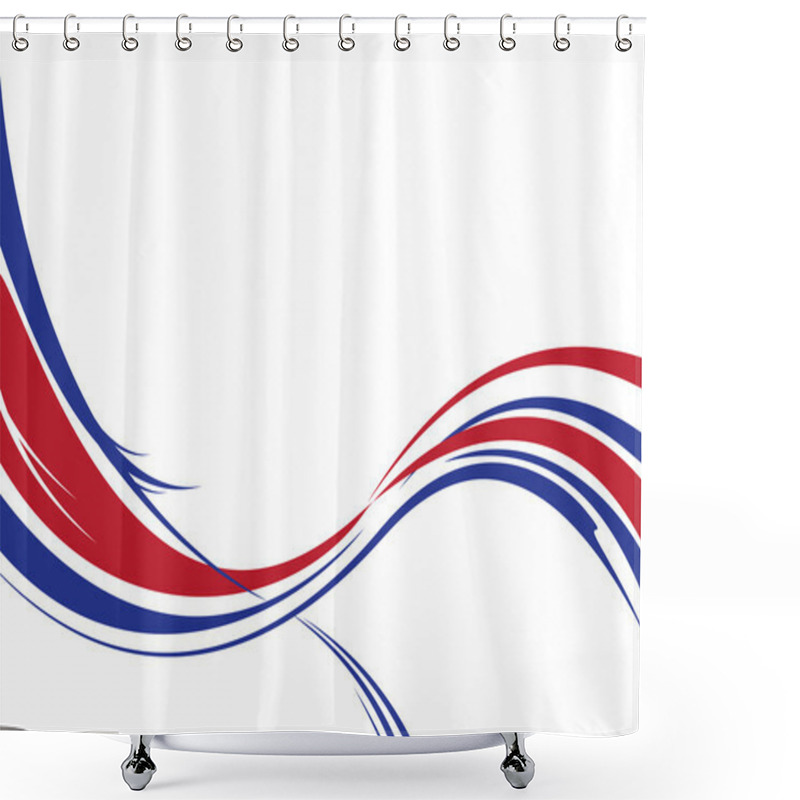 Personality  Us Abstract Shower Curtains