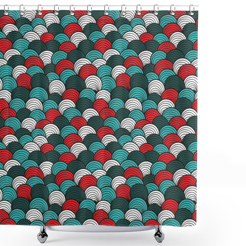 Personality  Seamless Pattern Shower Curtains