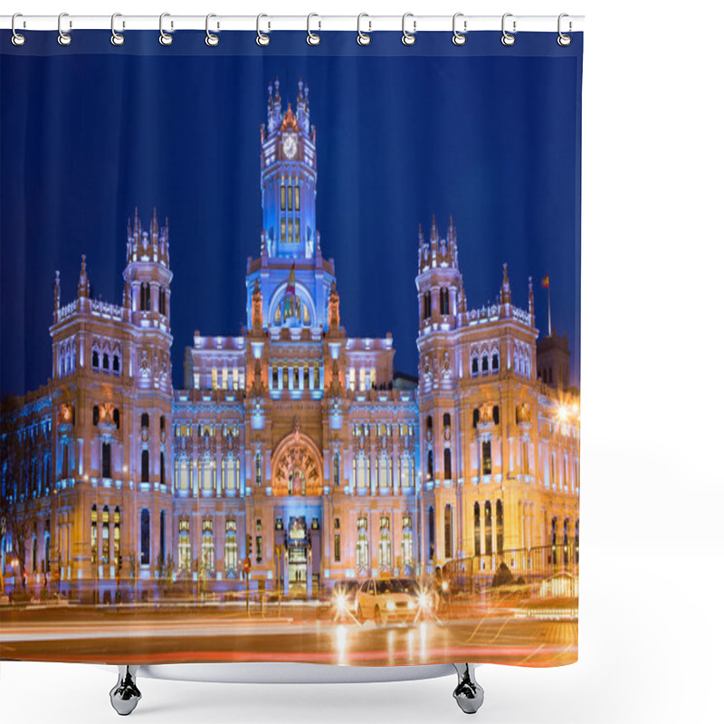 Personality  Palacio De Comunicaciones In Madrid Shower Curtains