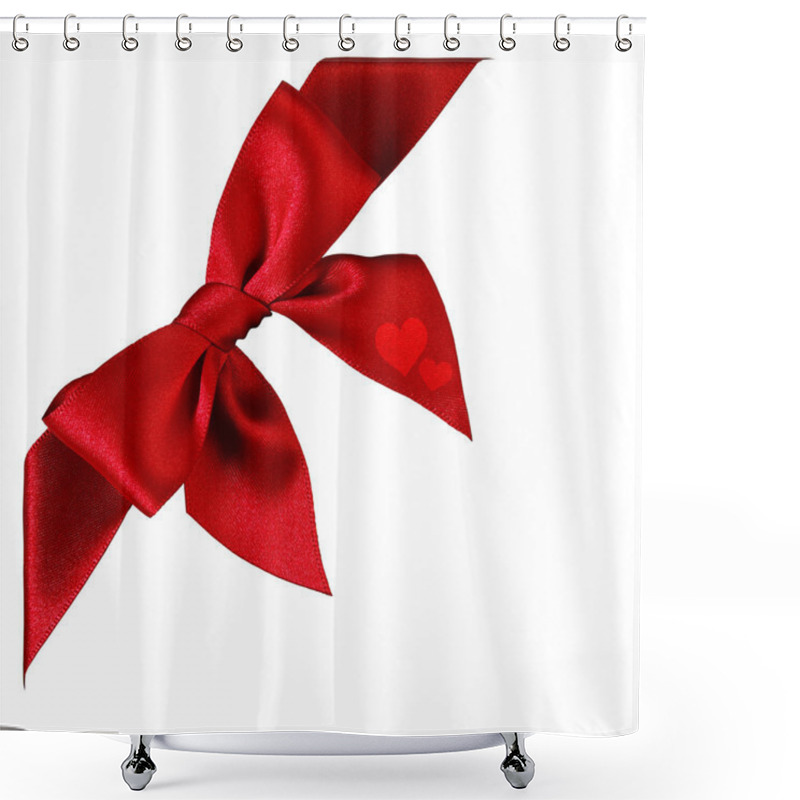 Personality  Red Bow Shower Curtains