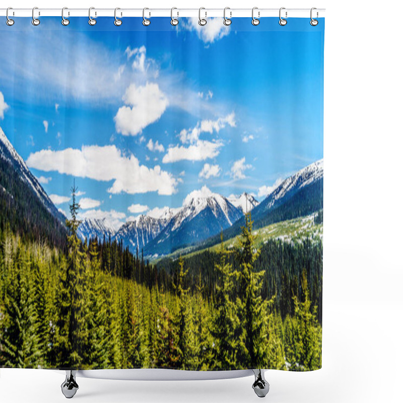 Personality  Scenery Along Highway 99 Between Pemberton And Lilloet In British Columbia, Canada Shower Curtains