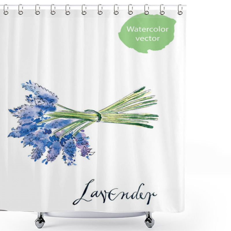 Personality  Bouquet Of Lavender Shower Curtains