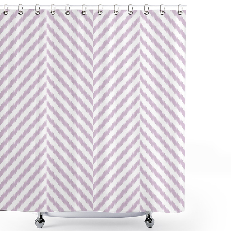 Personality  Seamless Herringbone Pattern Shower Curtains