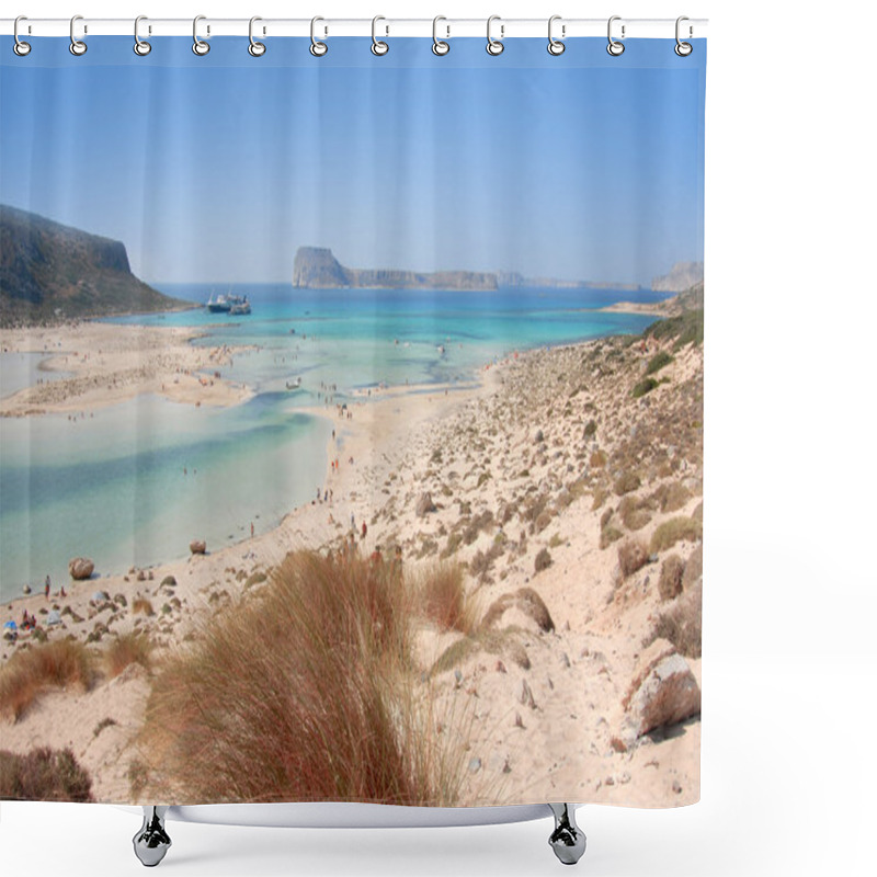 Personality  Littoral Of Crete Shower Curtains