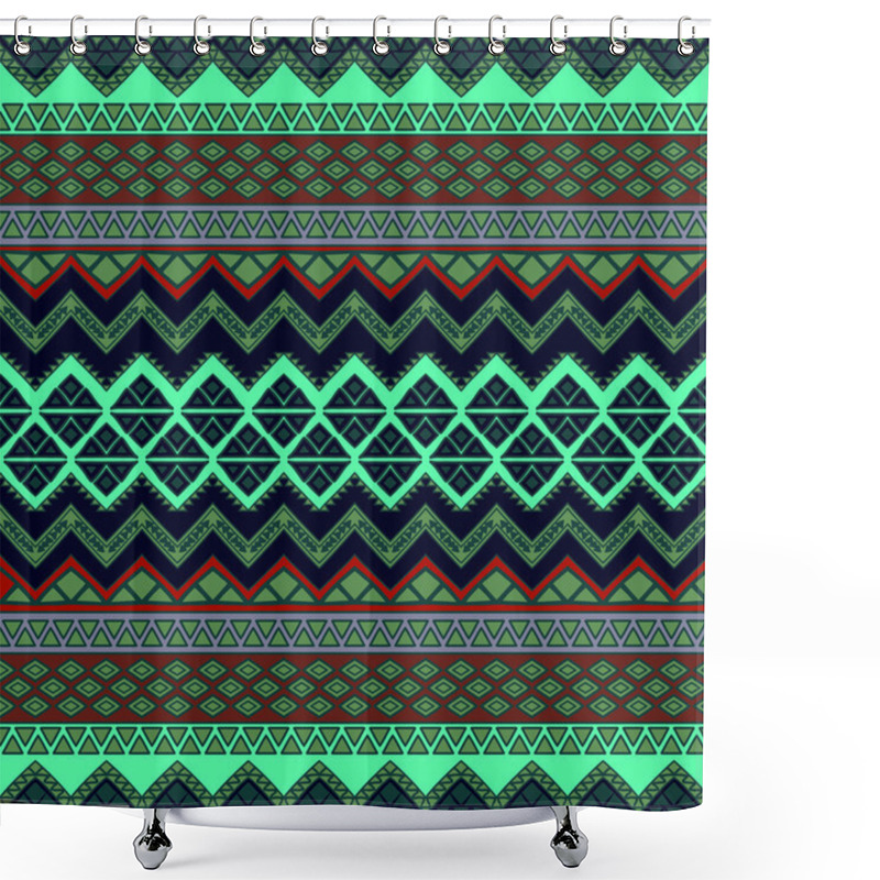 Personality  Seamless Aztec Pattern Shower Curtains