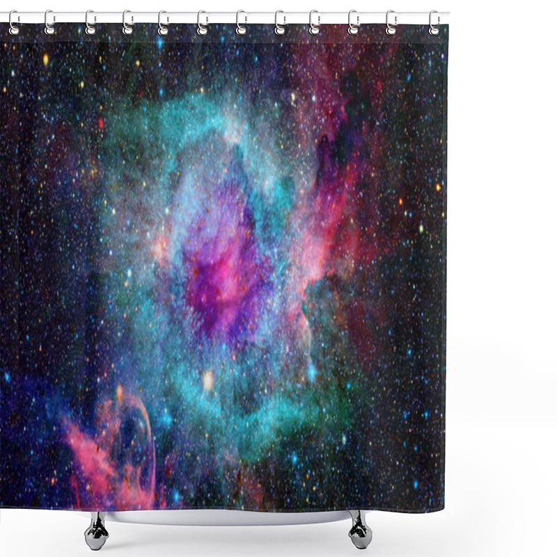 Personality  Nebula And Galaxies In Space. Elements Of This Image Furnished By NASA. Shower Curtains