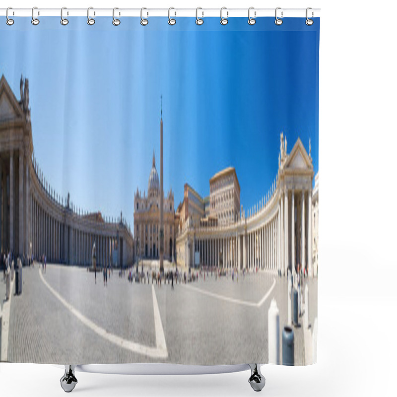 Personality  Saint Peter Square Shower Curtains