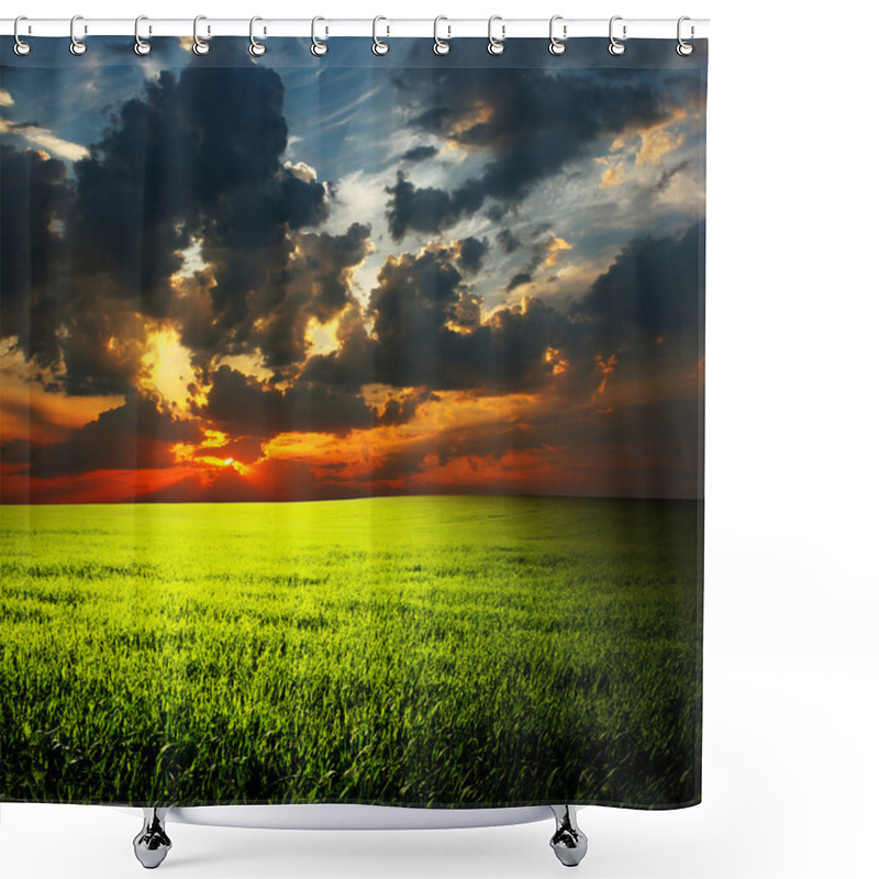 Personality  Sunset Shower Curtains