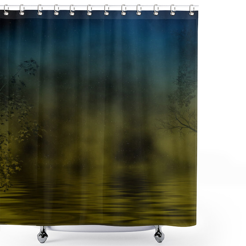 Personality  Fantasy Landscape Shower Curtains