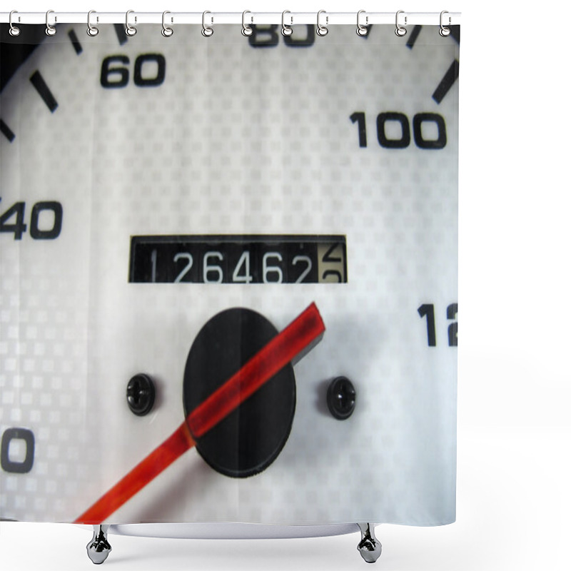 Personality  Car Odometer Shower Curtains