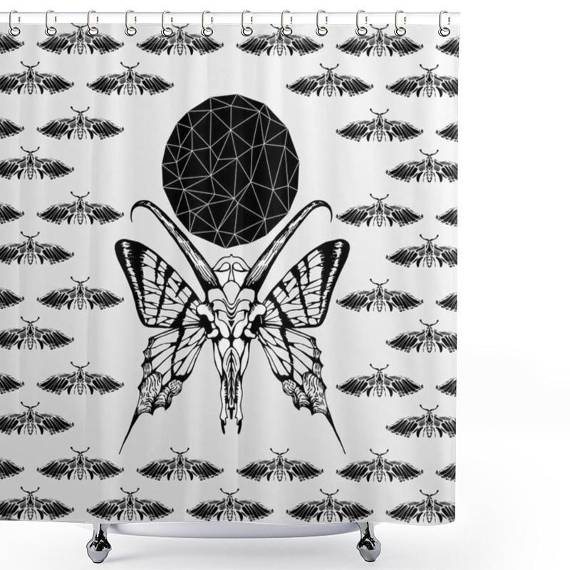 Personality  Abstract  Gothic Shower Curtains