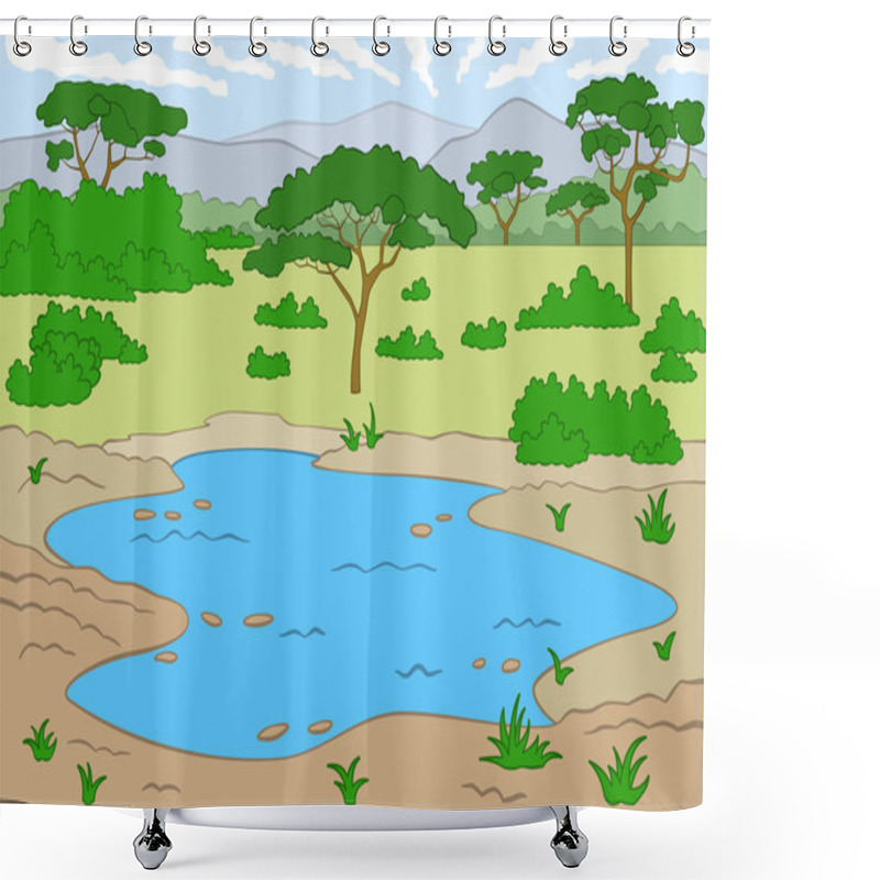 Personality  Savanna Shower Curtains