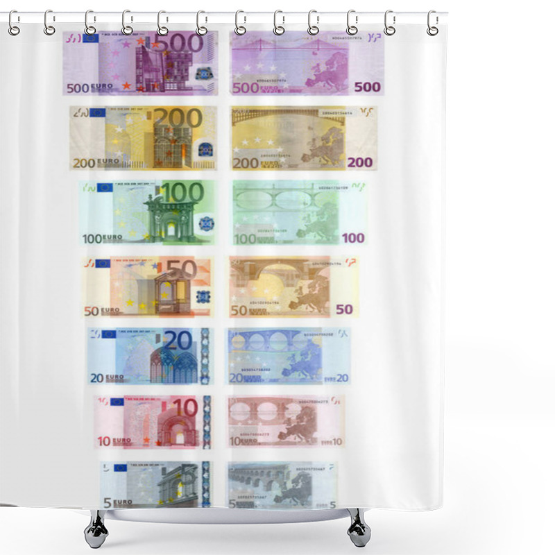 Personality   Banknotes Money On Background, Close Up Shower Curtains