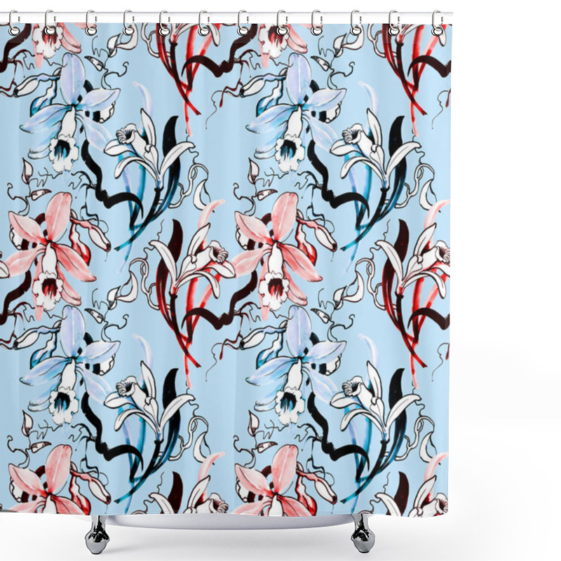 Personality  Floral Seamless Background Shower Curtains