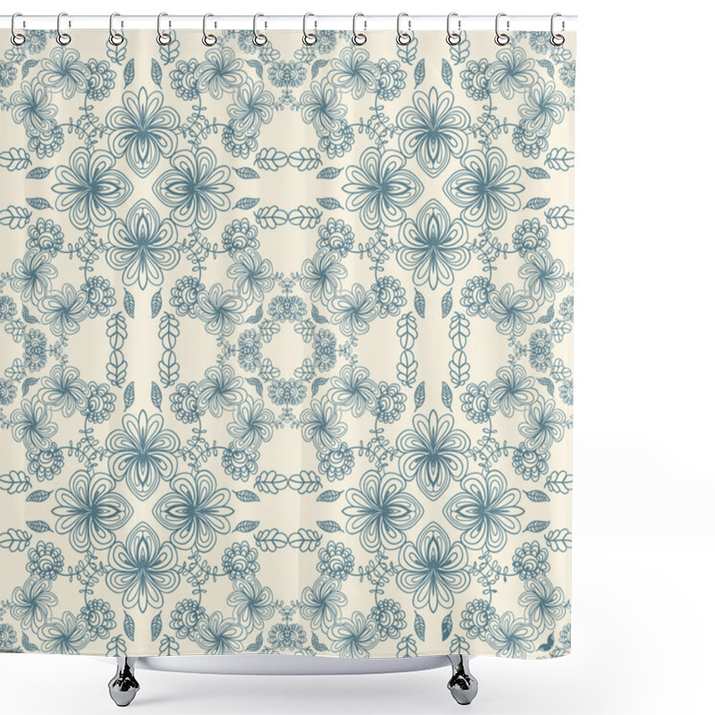 Personality  Abstract Spring Floral Background Shower Curtains