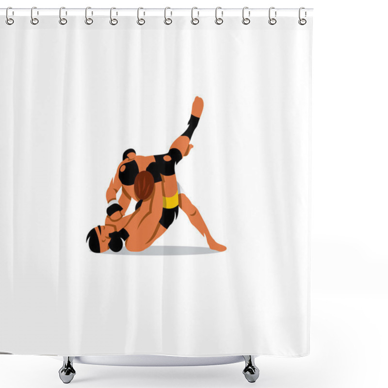 Personality  Martial Arts People Shower Curtains