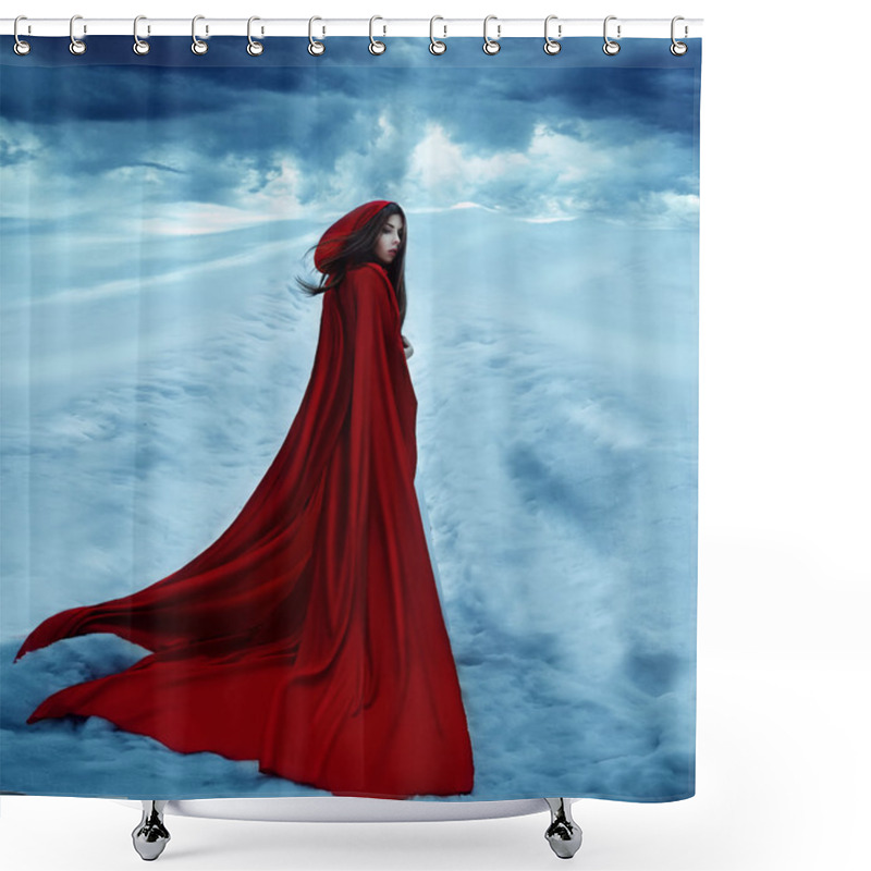 Personality  Red Riding Hood Shower Curtains