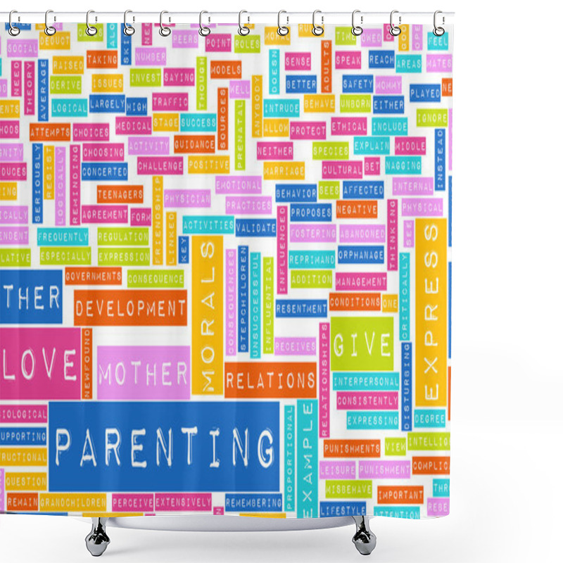 Personality  Good Parenting Shower Curtains