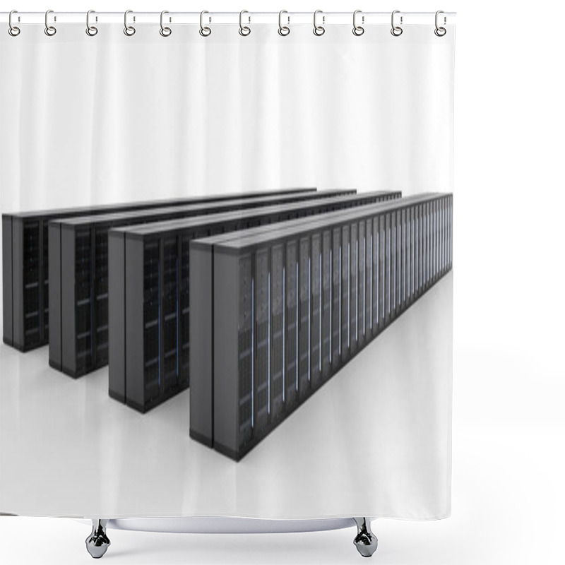 Personality  Server Computer Cluster  Shower Curtains