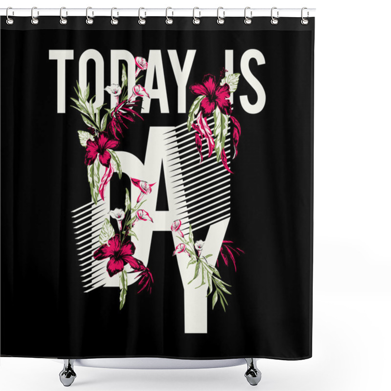 Personality  Slogan Print.For T-shirt Or Other Uses  Shower Curtains