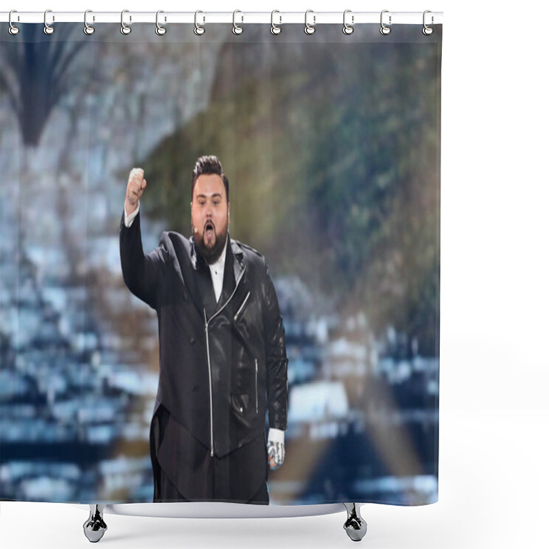 Personality  Jacques Houdek From Croatia Eurovision 2017 Shower Curtains