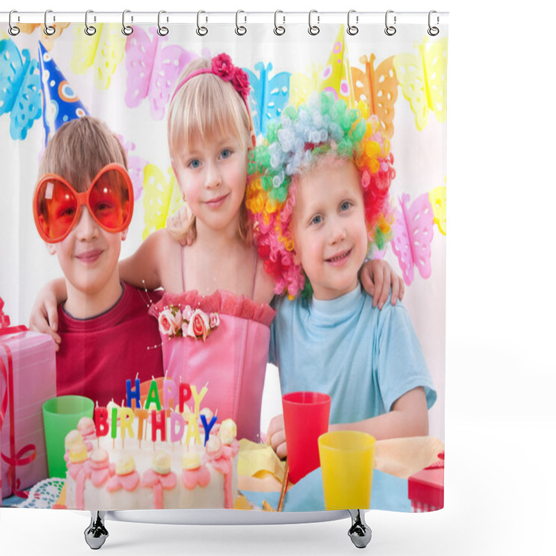 Personality  Birthday Party Shower Curtains