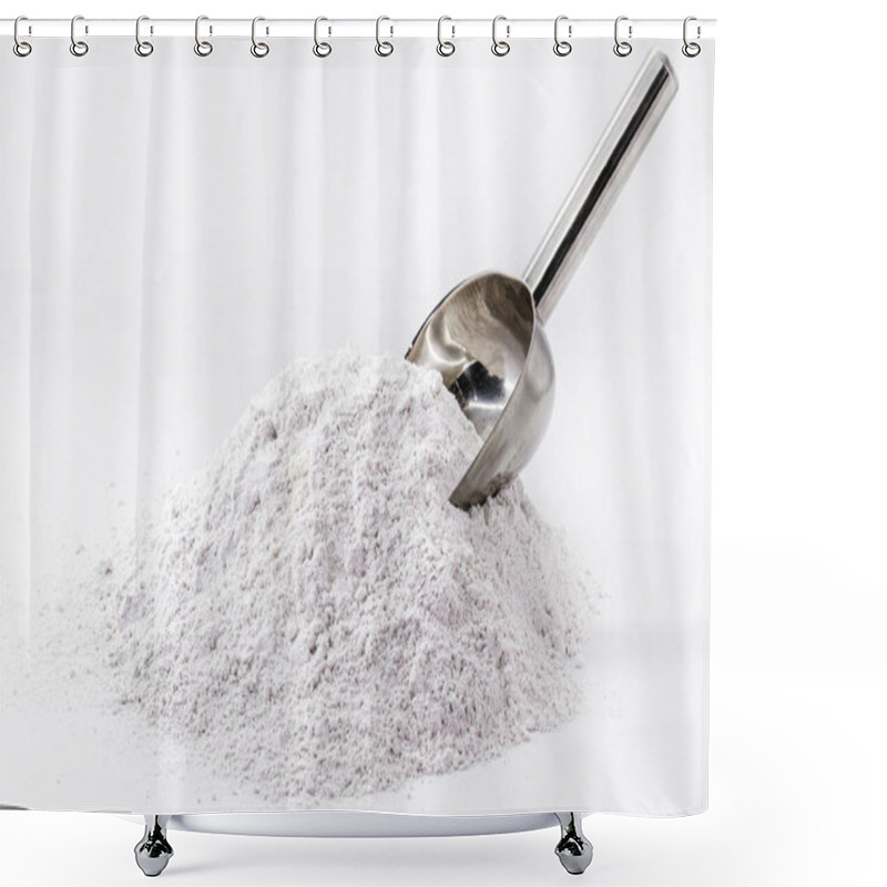 Personality  Calcium Oxide, Also Called Quicklime, Quicklime. Industrial Product Used In Construction Shower Curtains