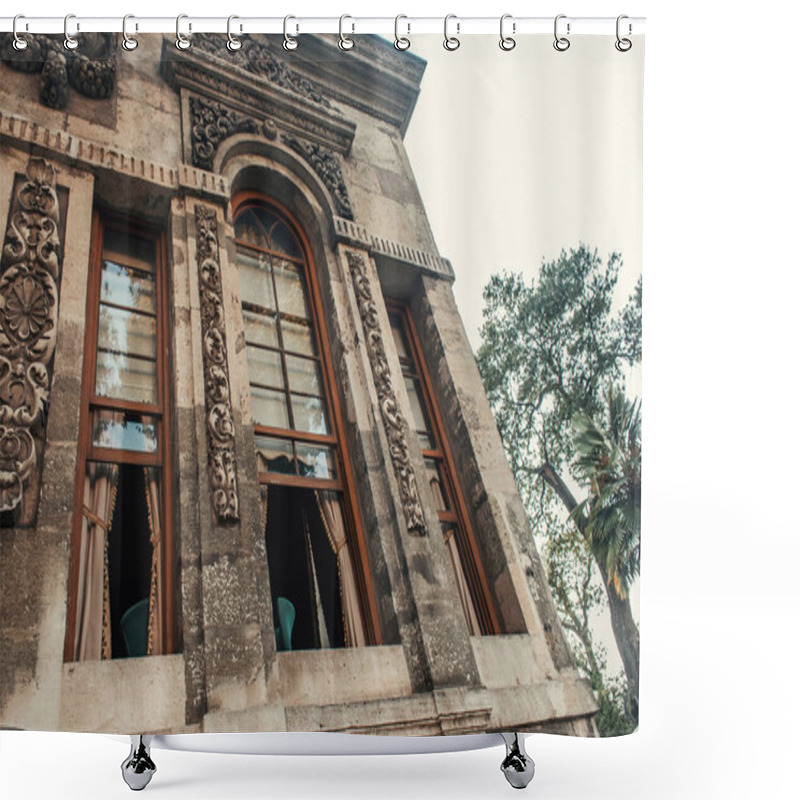 Personality  Ancient Building With Fretwork In Istanbul, Turkey  Shower Curtains