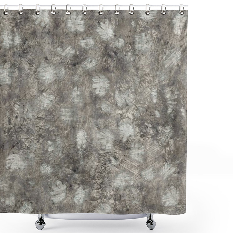 Personality  Seamless Pattern Aged Old Grungy Dirty Design Shower Curtains