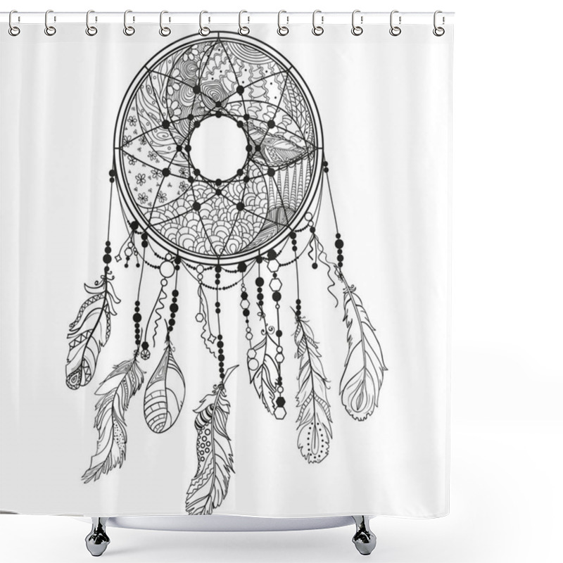 Personality  Illustration. Art Creation Shower Curtains