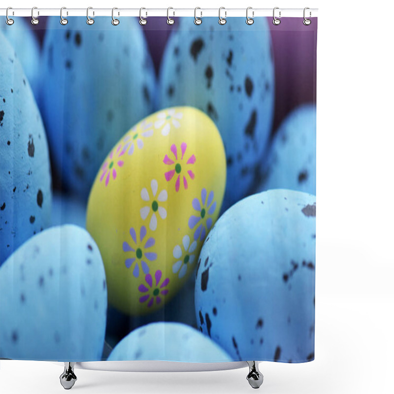 Personality  Quail Easter Eggs Close Up  Shower Curtains