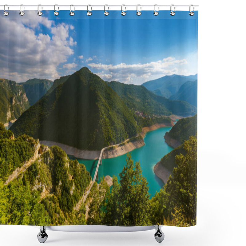 Personality  Piva Canyon - Montenegro Shower Curtains