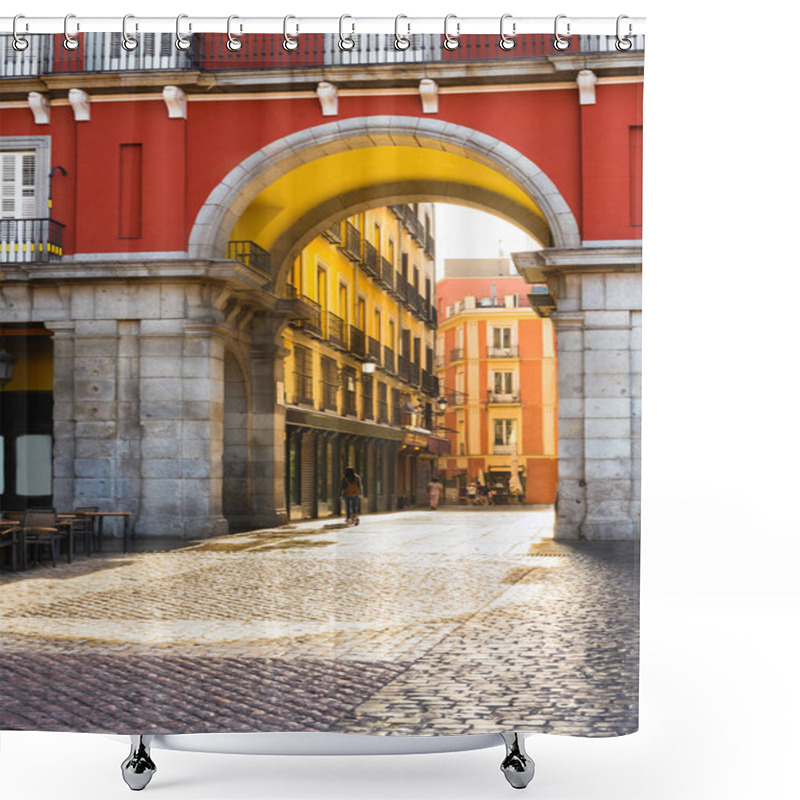 Personality  Plaza Mayor, Madrid Shower Curtains