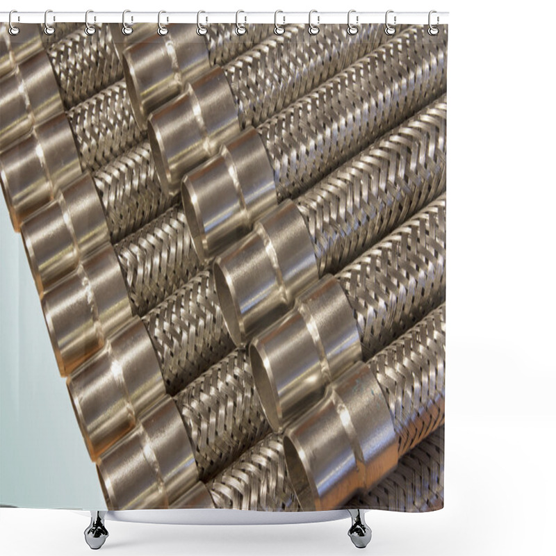 Personality  Metal Hoses. Shower Curtains