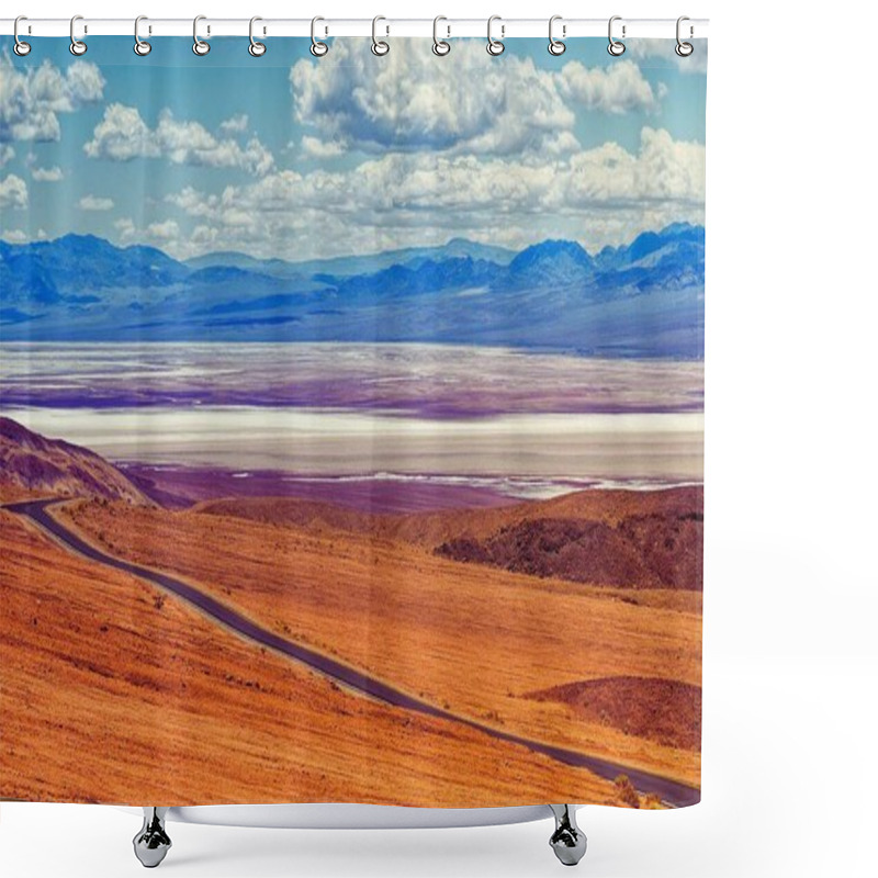 Personality  Whispers Of The Horizon Where Sand Meets Sky Shower Curtains