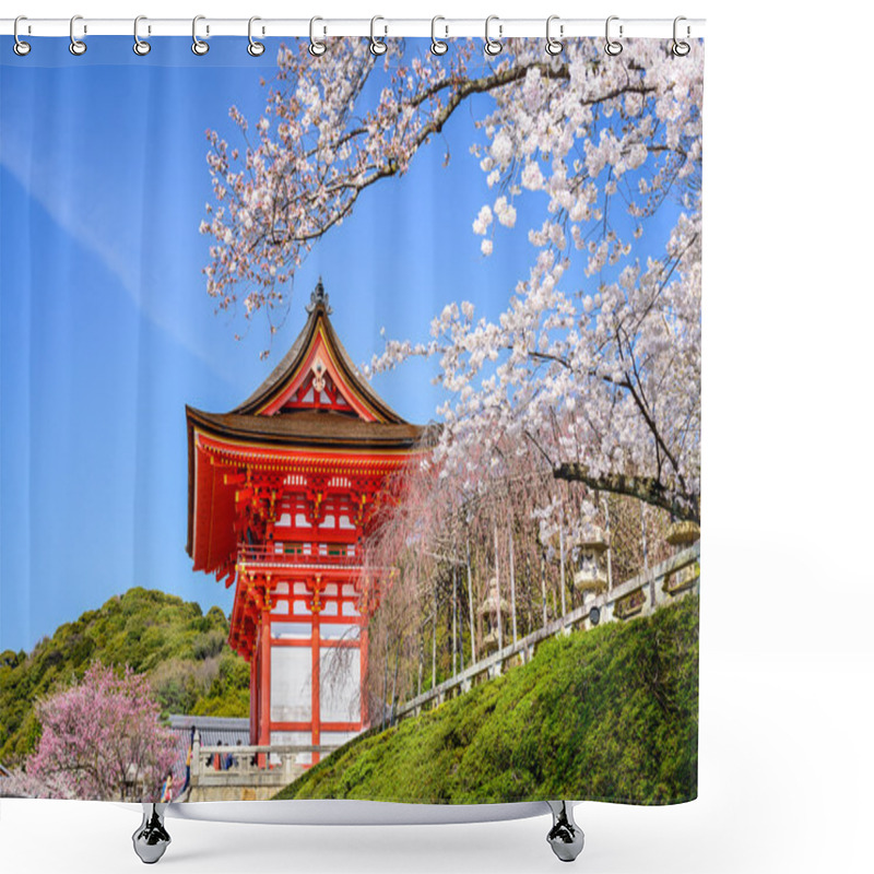 Personality  Kyoto Temples In The Spring Shower Curtains