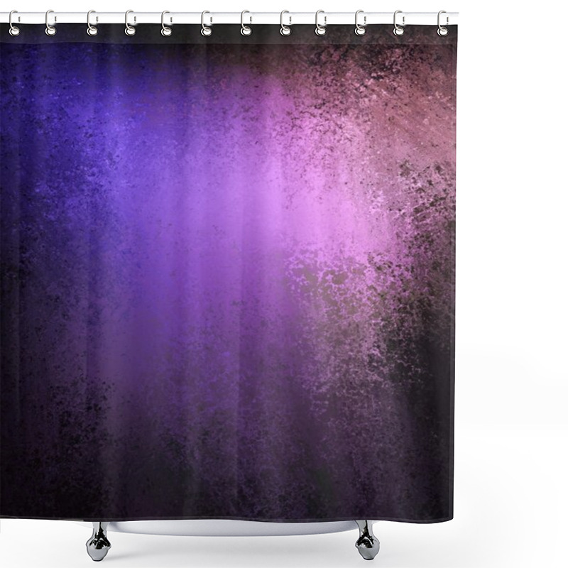 Personality  Purple Background Shower Curtains