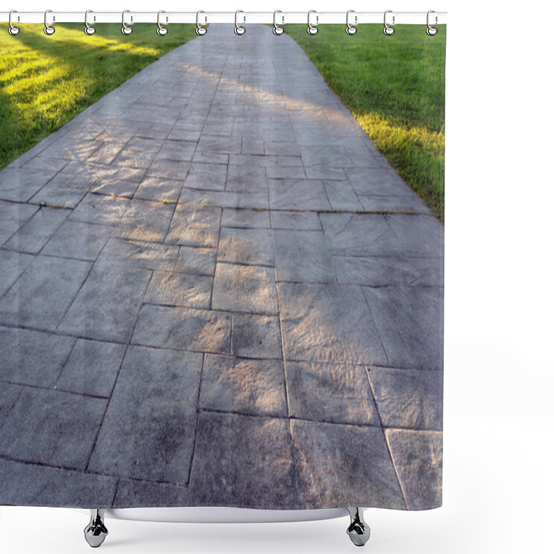 Personality  Pathway With Sun Rays Shower Curtains