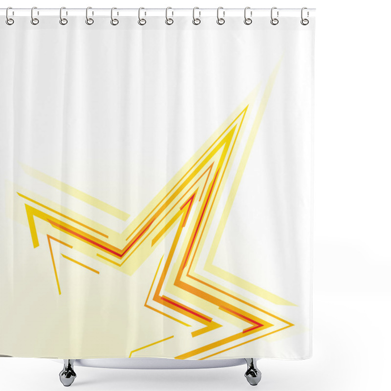 Personality  Star Background Shower Curtains