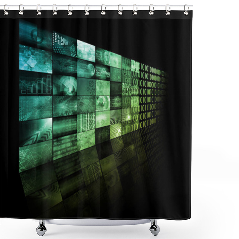 Personality  Data Analysis Shower Curtains