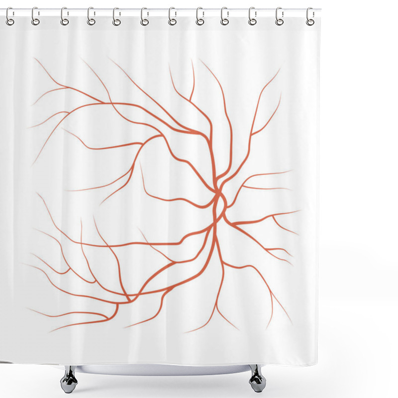 Personality  Eye Veins And Vessels Shower Curtains